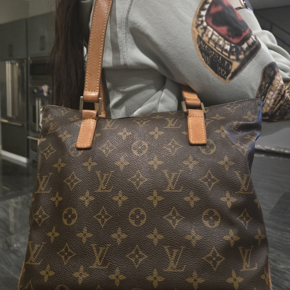 2001 Louis Vuitton Brown Monogram Luco Canvas Tote Bag